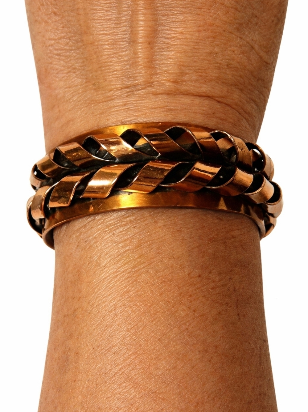 Renoir Ribbon‎ curl copper bracelet